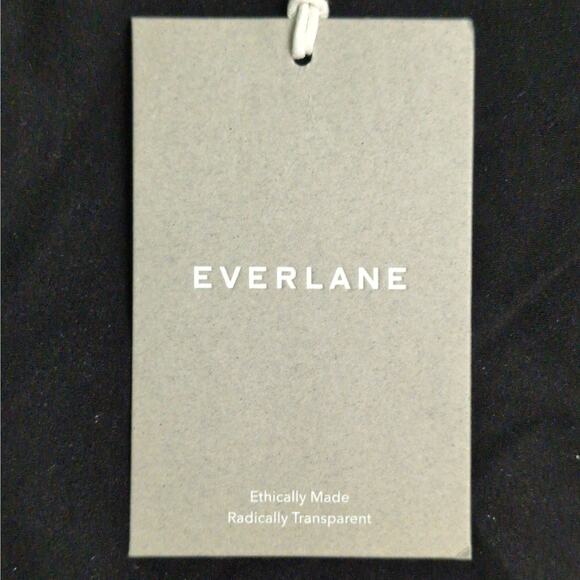 Everlane The Perform Cami Black Brami Scoop Neck Tank Top Adjustable L New - Picture 6 of 8